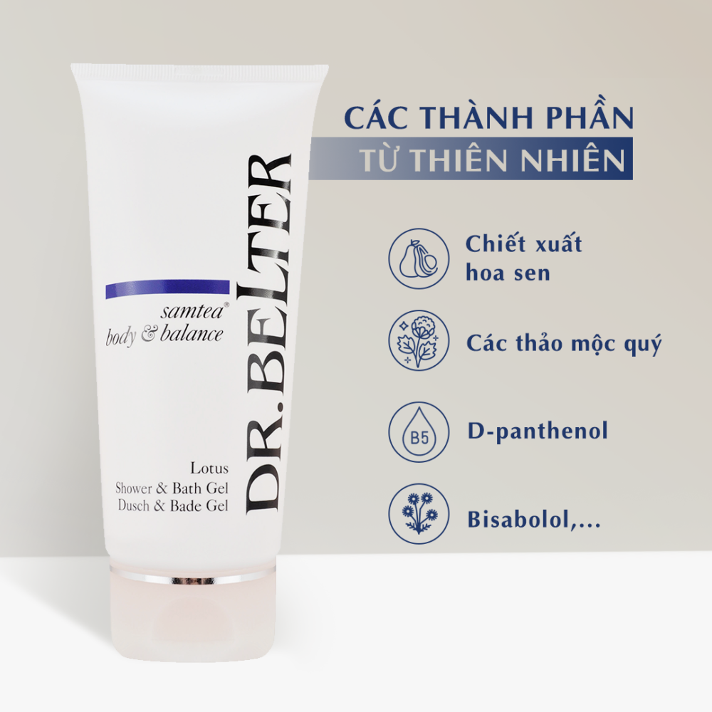 gel tắm không xà phòng