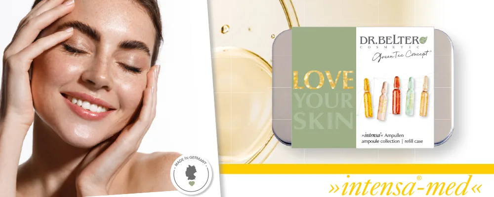 Intensa - Ống huyết thanh - Hệ thống các ống tinh chất cung cấp các giải pháp trị liệu chuyên sâu cho các vấn đề của da.