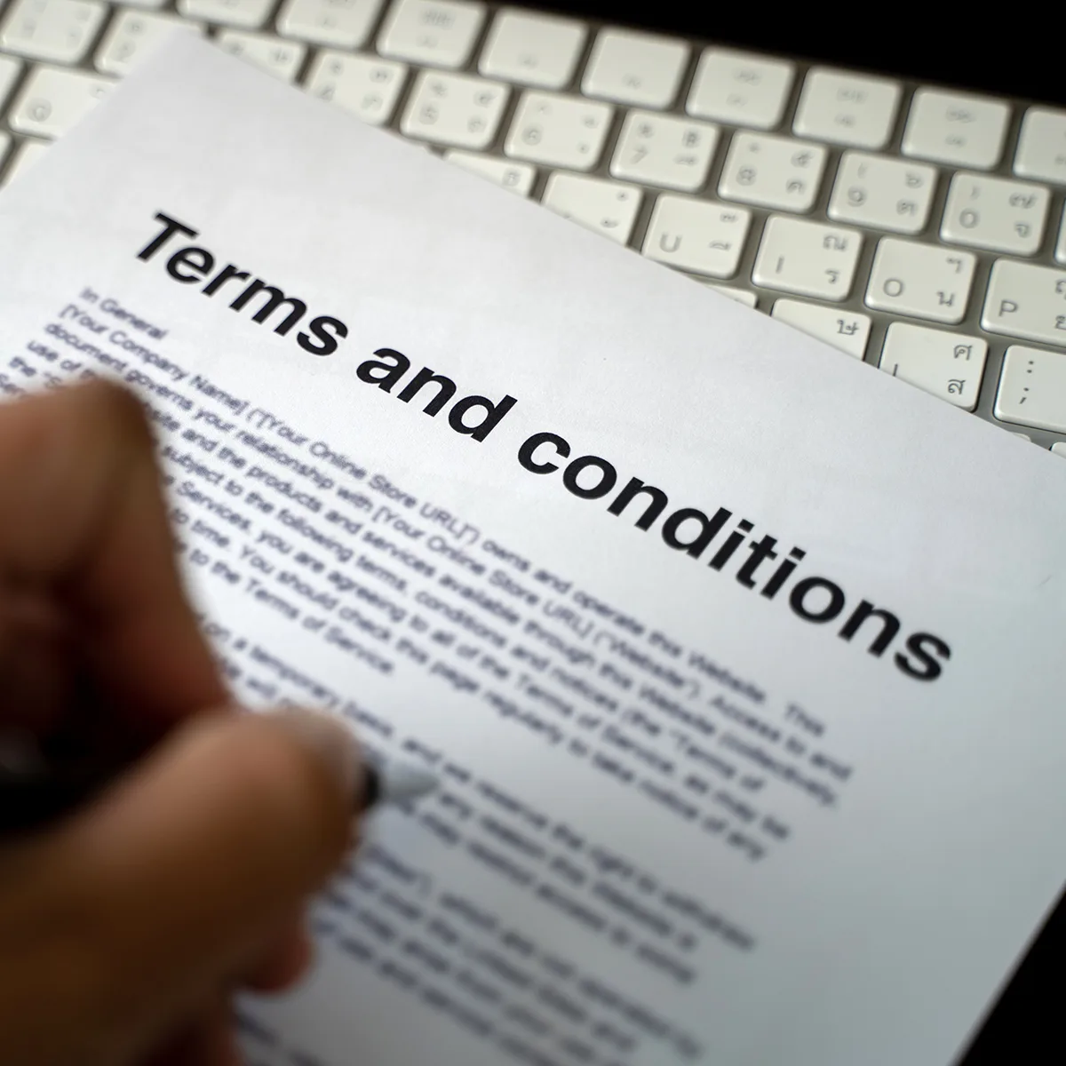 terms conditions businessman reviewing terms conditions agreement office terms conditions copy