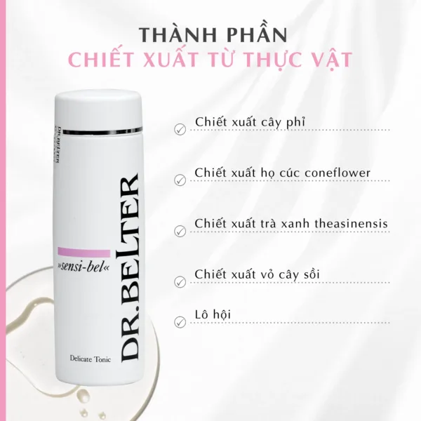Alternative view of Nước cân bằng cho da nhạy cảm Dr.Belter 352 SensiBel Delicate Tonic.