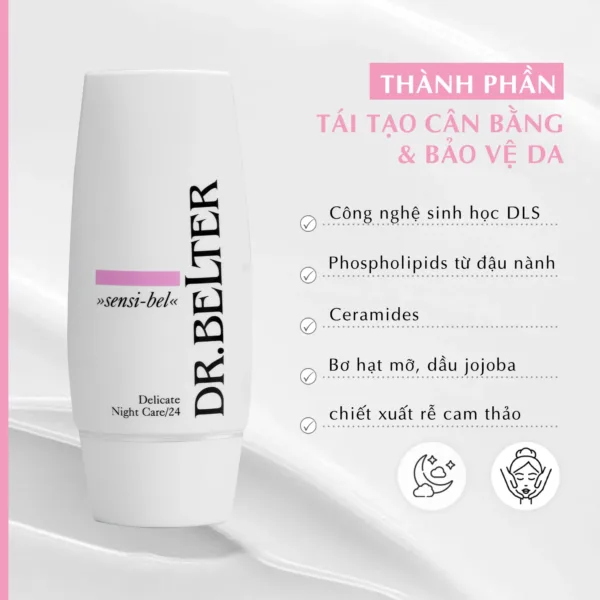 Alternative view of Kem dưỡng đêm da nhạy cảm Dr.Belter 354 Delicate Night Care24 50ml.