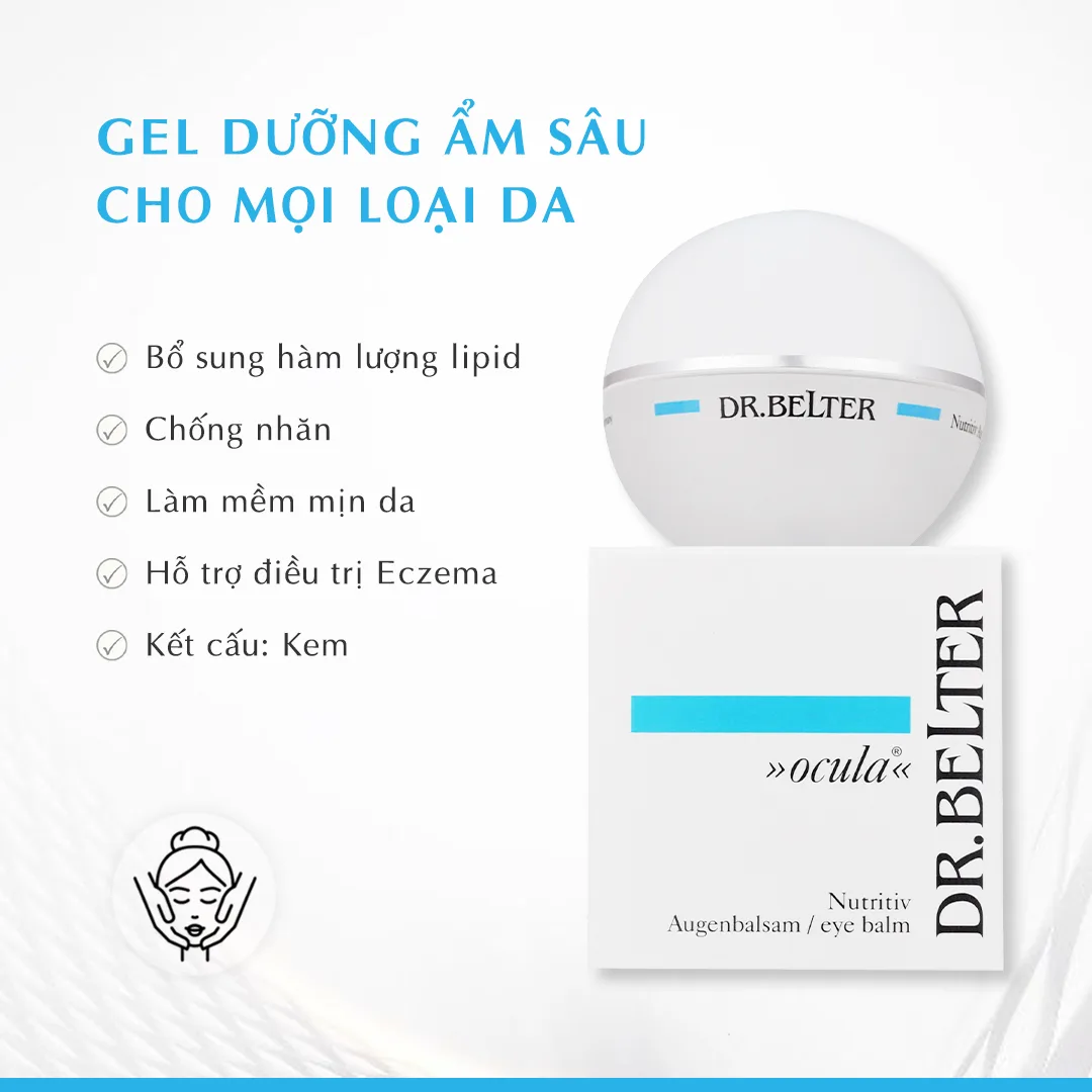 Kem dưỡng ẩm Dr.Belter làm mềm mịn nếp nhăn vùng mắt - Nutritiv Eye Balm (405) 3 Kem dưỡng ẩm Dr.Belter làm mềm mịn nếp nhăn vùng mắt - Nutritiv Eye Balm (405) - Ảnh 3