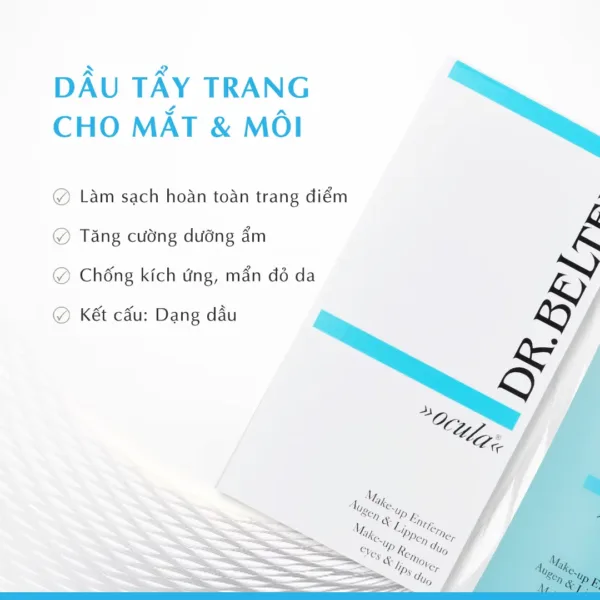Alternative view of Ocula (eye care) Make-up Remover eyes & lips duo