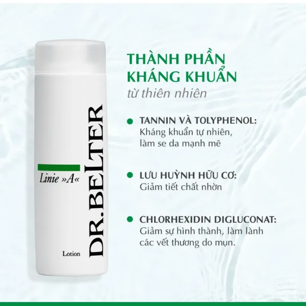 Alternative view of Nước cân bằng cho da mụn Dr.Belter 518 Line A Lotion 200ml.