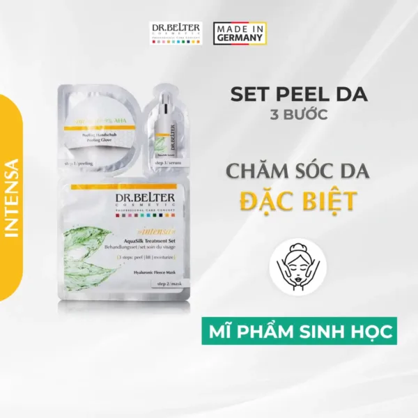 Alternative view of Set peel da 3 bước Dr.Belter 581R New AquaSilk Treament Set.