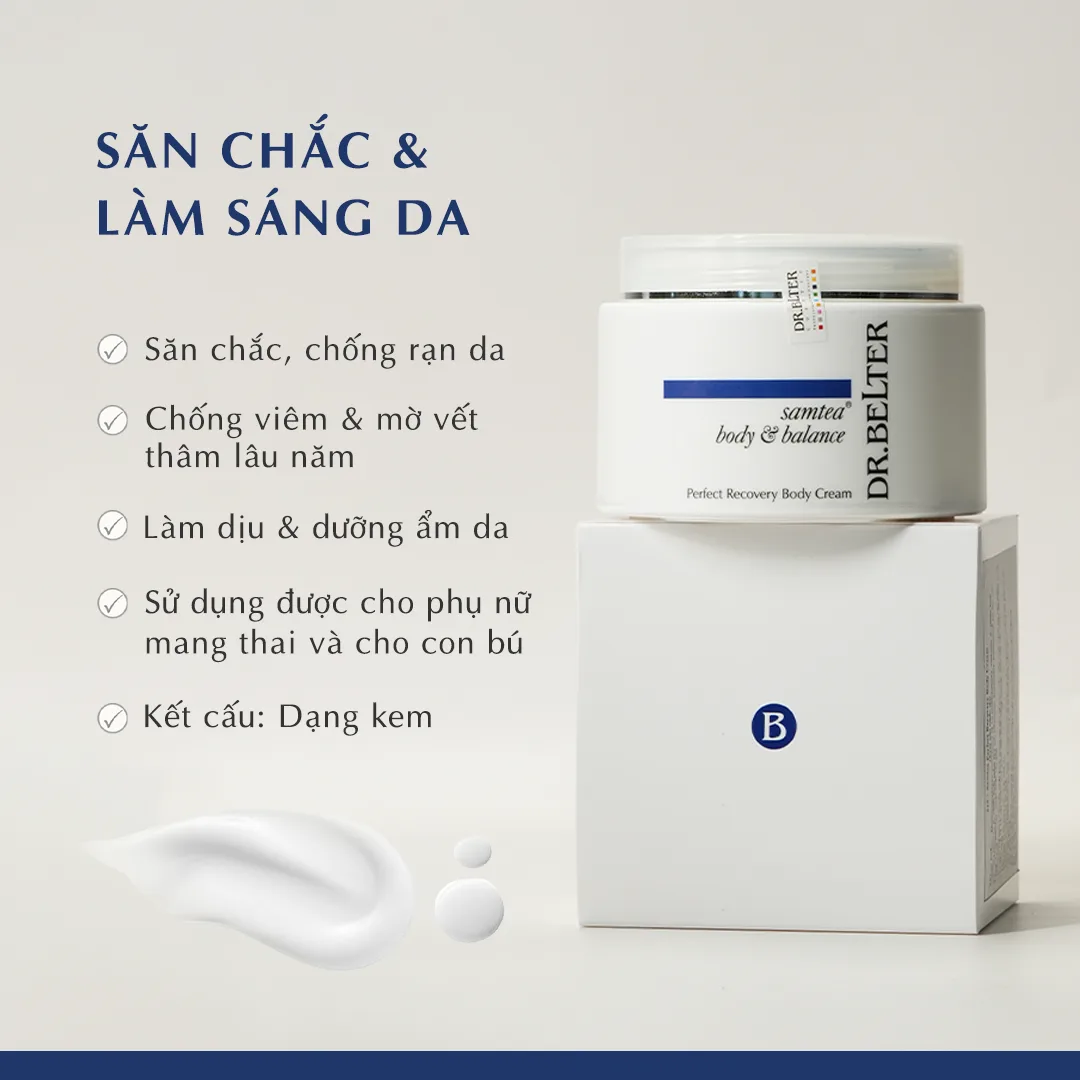 Kem dưỡng thể Dr.Belter 619 Perfect Recovery Body 230ml. 3 Kem dưỡng thể Dr.Belter 619 Perfect Recovery Body 230ml. - Ảnh 3
