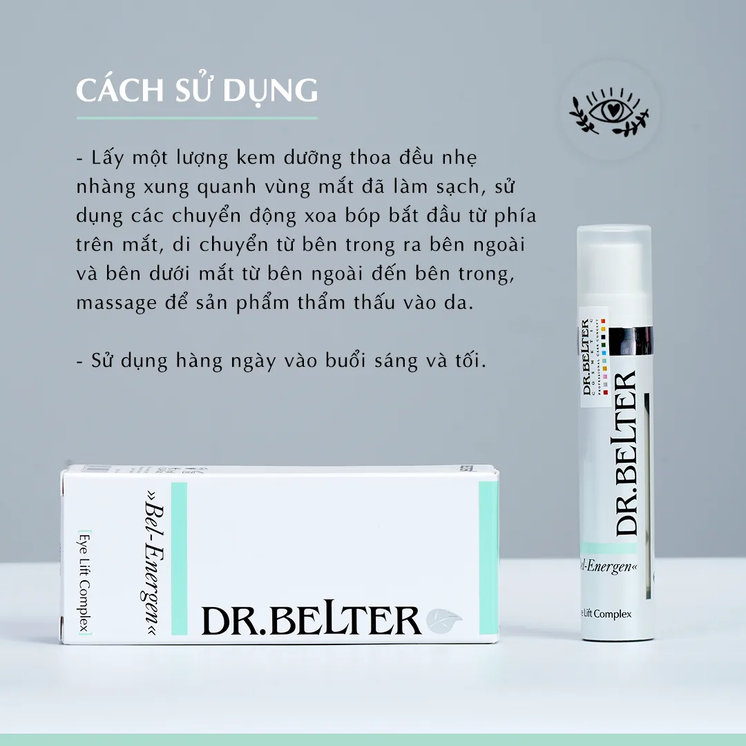 Kem dưỡng da vùng mắt Dr.Belter 764 Eye Lift Complex 10ml. 5 Kem dưỡng da vùng mắt Dr.Belter 764 Eye Lift Complex 10ml. - Ảnh 5