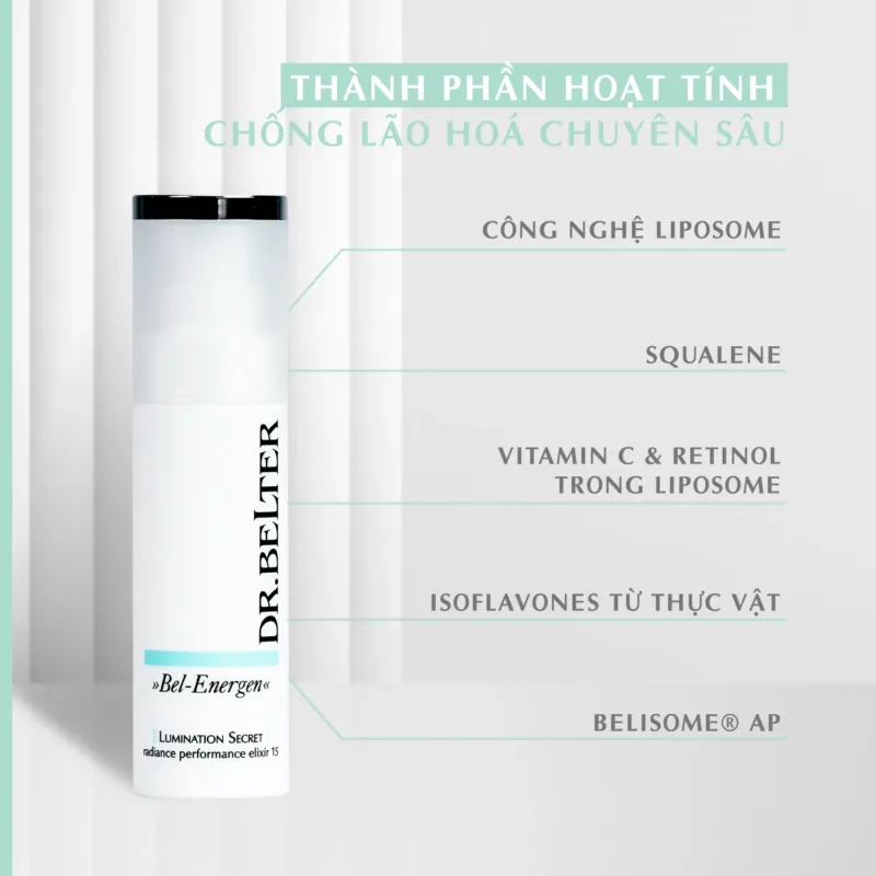 Serum dưỡng sáng, mờ thâm Dr.Belter 775 LUMINATION SECRET RADIANCE ...