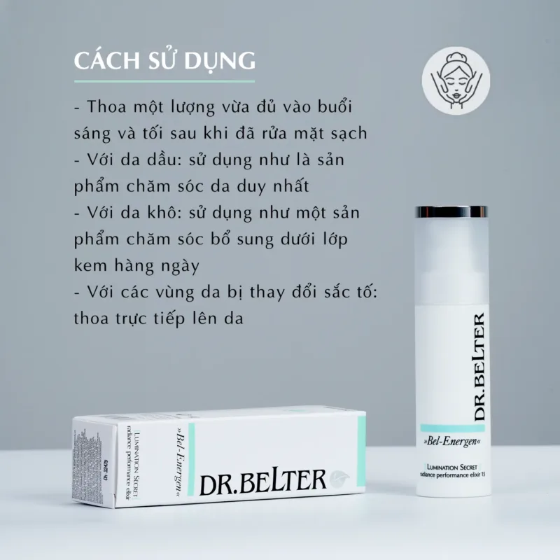 Serum dưỡng sáng, mờ thâm Dr.Belter 775 LUMINATION SECRET RADIANCE ...