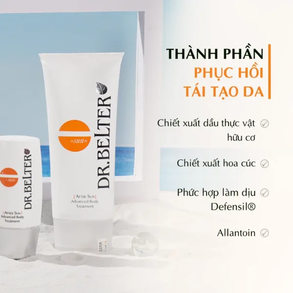 Alternative view of 815 SUN AFTER SUN ADVANCED BODY TREATMENT - Kem nhả nắng phục hồi cho cơ thể sau khi tiếp xúc ánh nắng